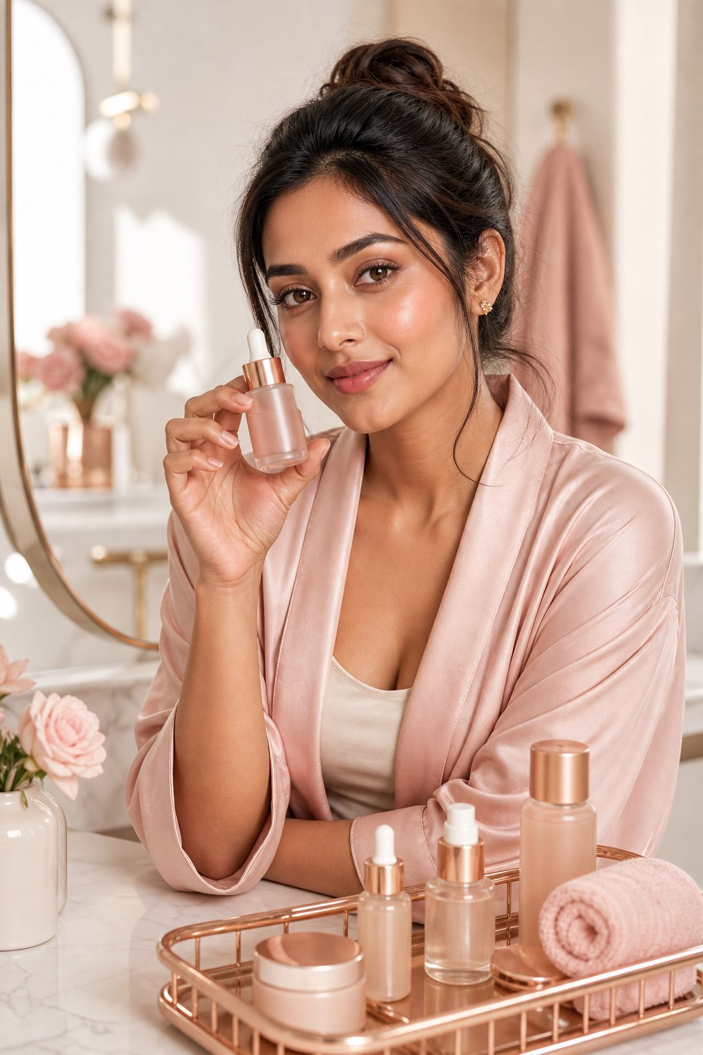 Fictional skincare campaign preview